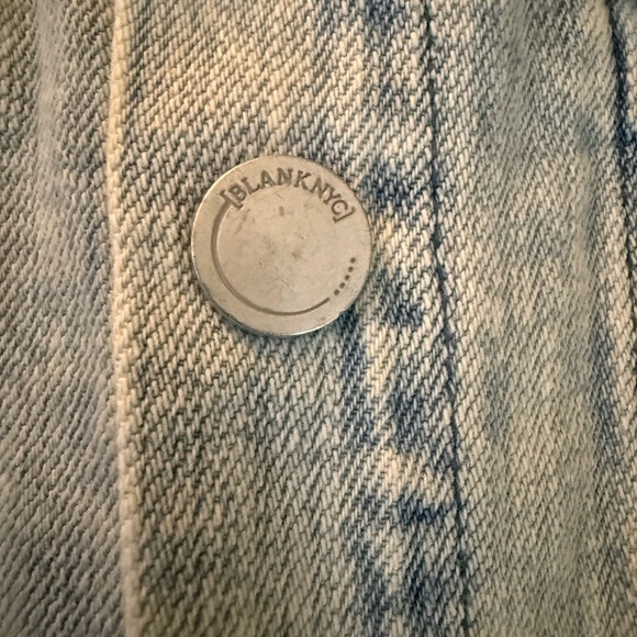 Blank NYC Acid Washed Denim Romper Women's SZ SM - Picture 7 of 10